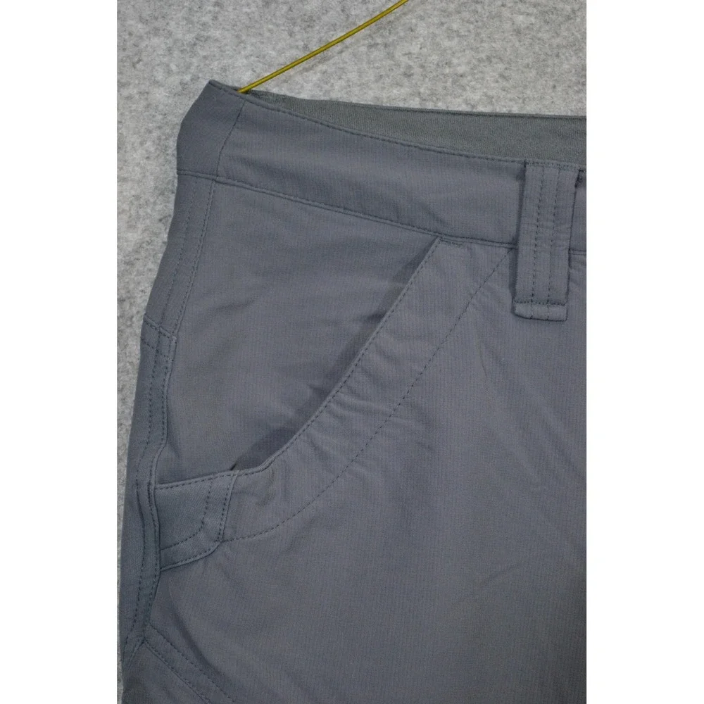 Marmot Pants Mens 30 Gray Softshell Trekking Hiking Climbing Zip Pockets 32x32